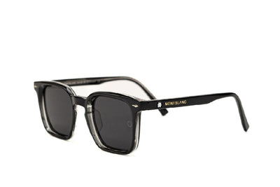 Montblanc Classic Black Square Sunglasses for Men & Women - EyefinityZone