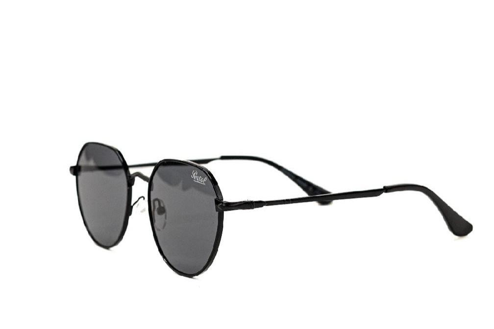 UrbanEdge Octagon Black Metal Sunglasses - EyefinityZone
