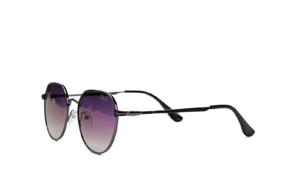 Persol Vintage Round Sunglasses – Blue to Violet Gradient Lens - EyefinityZone