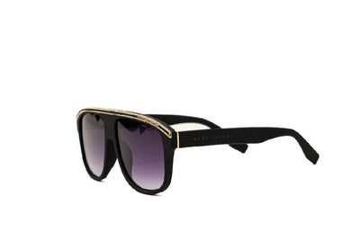 Marc Jacobs Classic Black Aviator-Style Sunglasses - EyefinityZone