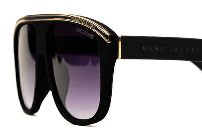 Marc Jacobs Classic Black Aviator-Style Sunglasses - EyefinityZone