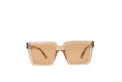Marc Jacobs Transparent Square Sunglasses – Brown Lens - EyefinityZone