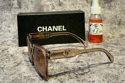 Chanel Oversized Transparent Brown Sunglasses – Luxury Gradient Lens Eyewear for Men & Women