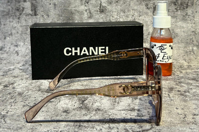 Chanel Oversized Transparent Brown Sunglasses – Luxury Gradient Lens Eyewear for Men & Women