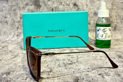 Tiffany & Co. Oversized Brown Gradient Sunglasses – Elegant Luxury Eyewear for Women